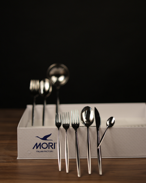 Mori Italy Steel Stilo Cutlery Set 094STY75