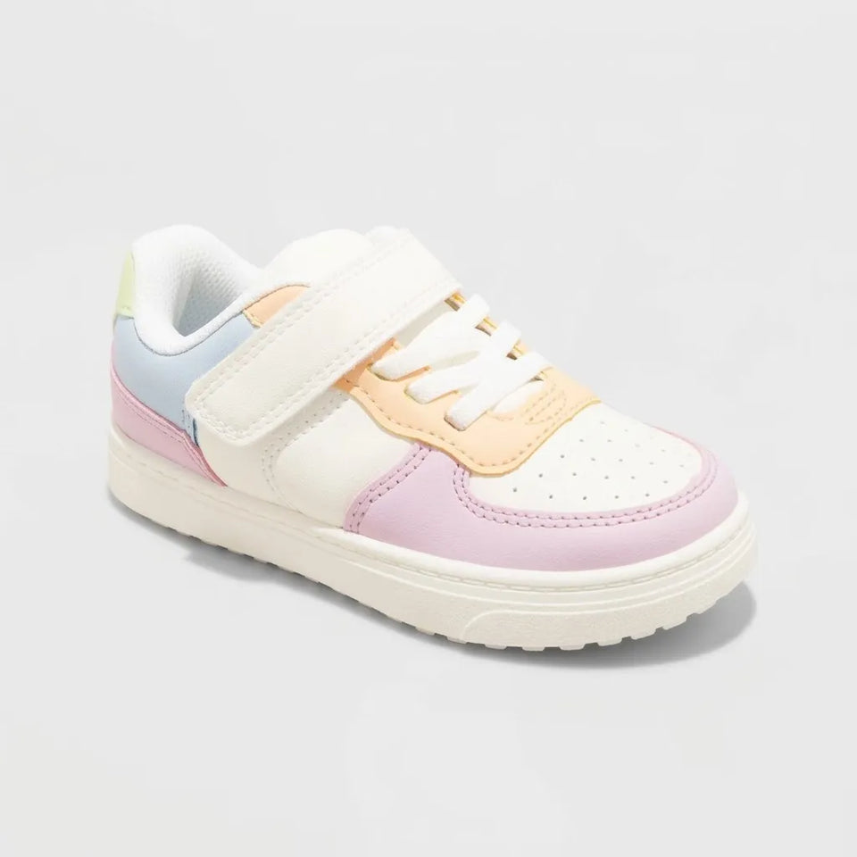 Cat & Jack Baby Girl's Multicolor Jaid Solid Court Sneakers
