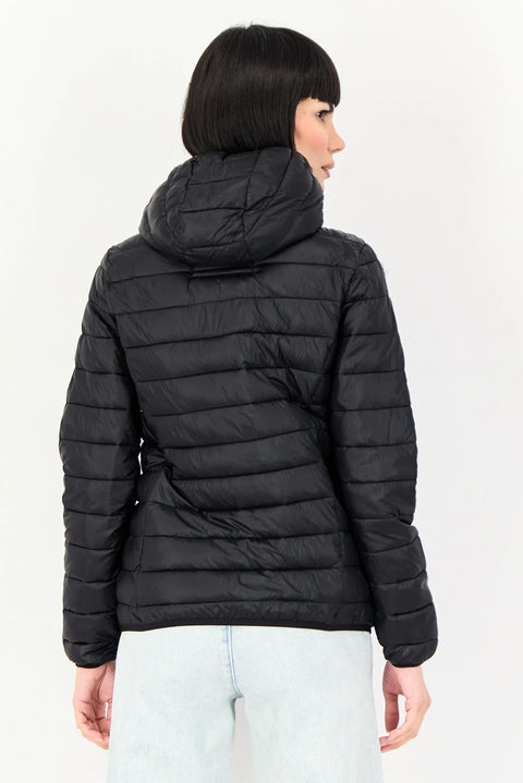 Cropp Women's Black Quilted Long Sleeve Puffer  Jacket| Crop In Lebanon
