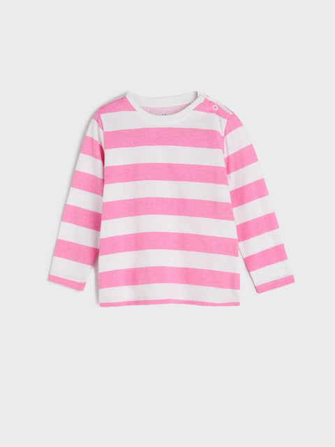 Sinsay Baby Girl's Pink & Purple Pack Of 3 Long Sleeve Blouses | Sinsay In Lebanon