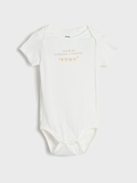 Sinsay Baby Girl's Pink & White Pack Of 2 Bodysuits | Sinsay In Lebanon