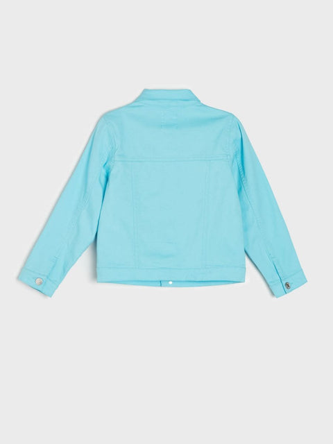 Sinsay Fox & Bunny Baby Girl's Sky Blue Denim Jacket | Sinsay In Lebanon