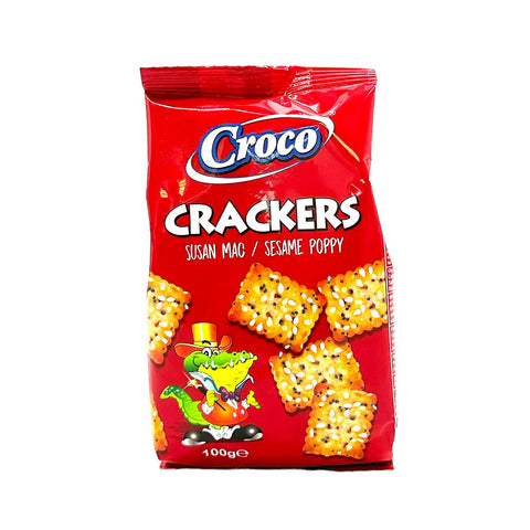 Croco Crackers Sesame & Poppy 100g