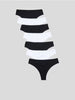 Sinsay women white-black brazilian 7pack Briefs