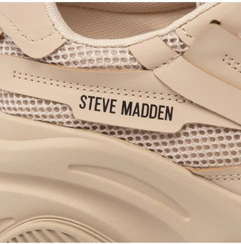 Steve Madden Women's Beige Possession Sports Sneakers | Steve Madden In Lebanon