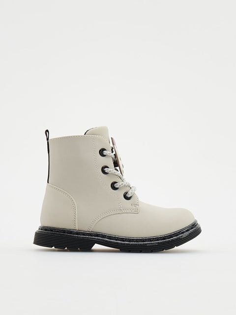 Reserved Baby Girl's Beige Ankle Boots | Reserved In Lebanon