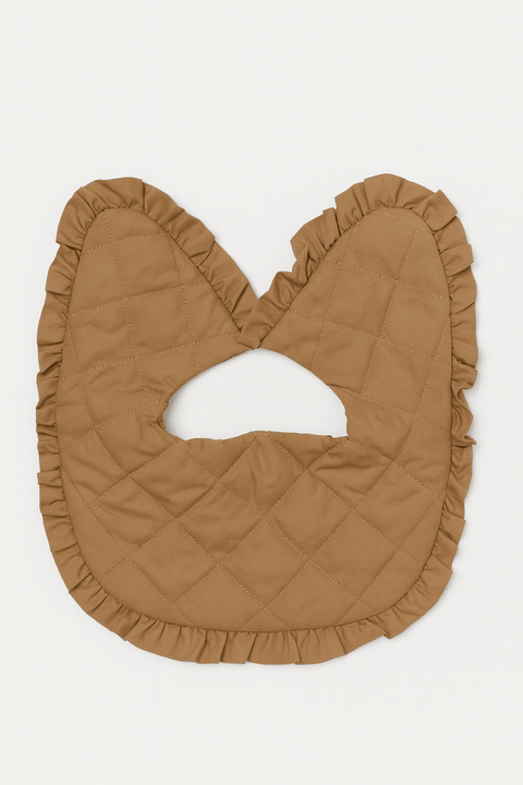 POMPdeLUX Girl's Camel Quilted Collar | POMPdeLUX In Lebanon