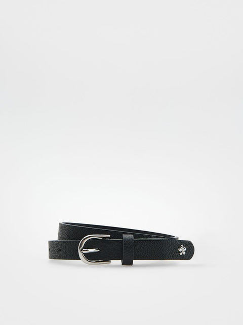 Reserved Girl's Black Synthetic Leather Belt | Reserved In Lebanon