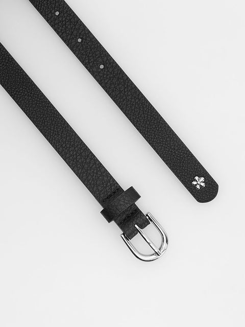 Reserved Girl's Black Synthetic Leather Belt | Reserved In Lebanon