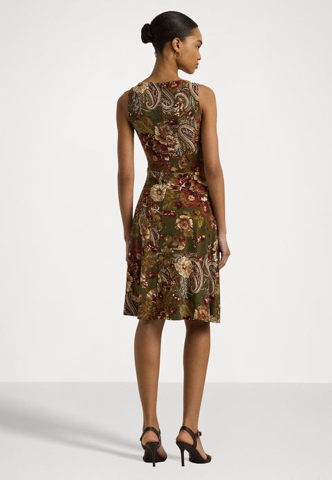 Lauren Ralph Lauren Women's Multi Green Floral Sleeveless Dress  | Lauren Ralph Lauren  in Lebanon