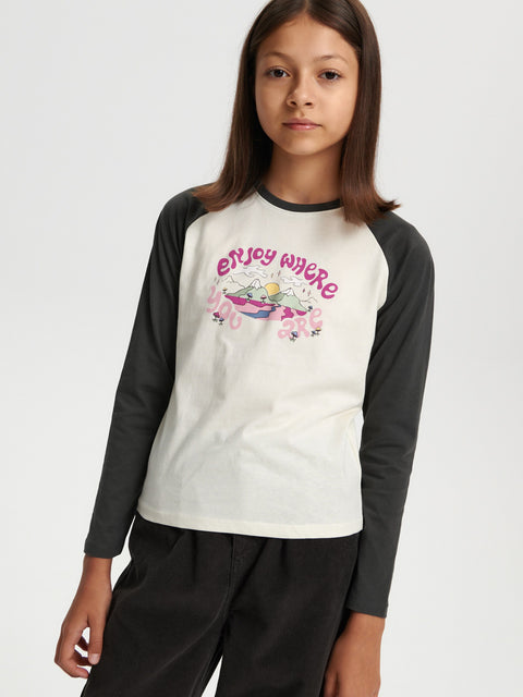 Sinsay Girl's Off White Blouse With A Print | Sinsay In Lebanon