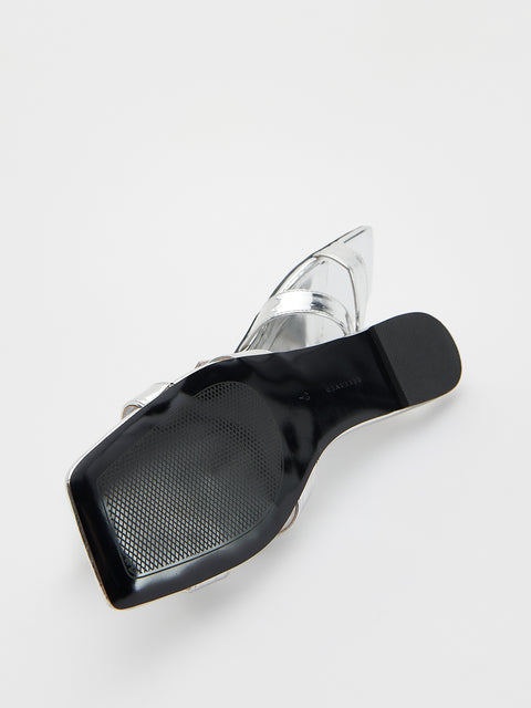 Reserved Women's Silver Metallic Flip-flops | Reserved In Lebanon