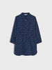 Sinsay Girls’ Navy Polka Dot Shirt Dress | Sinsay in Lebanon