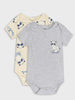 Sinsay Baby Boys Multicolor 2-Pack Panda Short-Sleeve Bodysuits | Sinsay in Lebanon