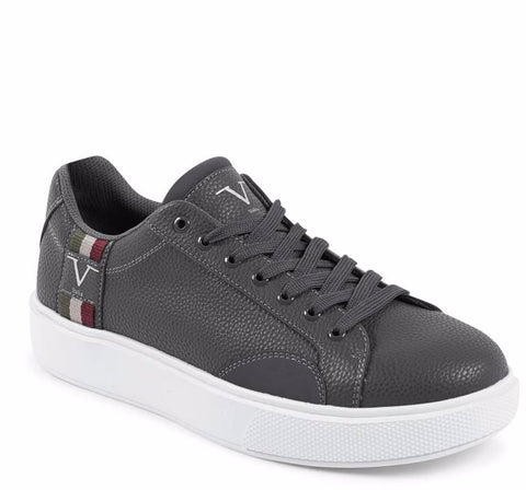 V Italia By Versace 1969 Dark Gray Black Sneakers | V Italia In Lebanon