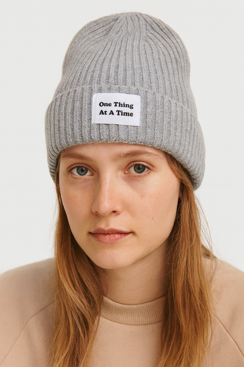 Sinsay Women's Light Grey Beanie Hat | Sinsay In Lebanon