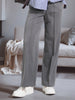 Sinsay Women's Grey Elastic Waistband Smooth Pants | Sinsay In Lebanon
