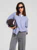 Sinsay Women's Grey Elastic Waistband Smooth Pants | Sinsay In Lebanon