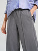 Sinsay Women's Grey Elastic Waistband Smooth Pants | Sinsay In Lebanon