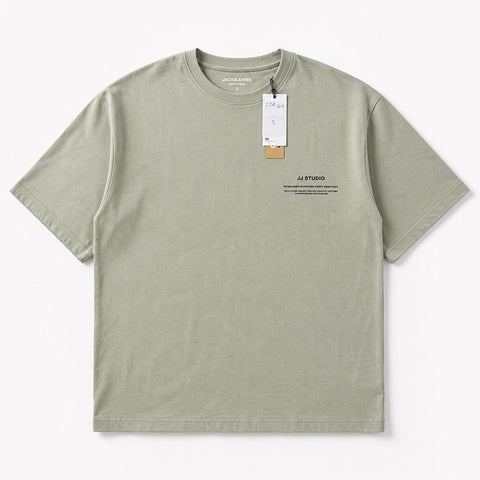 Jack & Jones Men's Sage Green  Minimalist T-Shirt | Jack & Jones in Lebanon