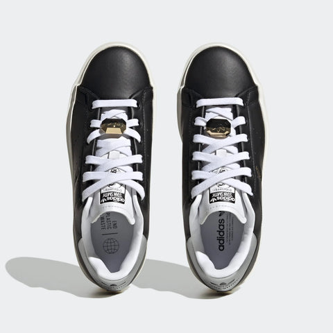 Adidas Women's Black & White Stan Smith Bonega Sneaker | Adidas In Lebanon