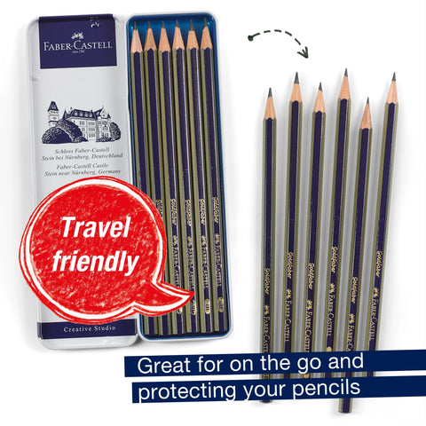 Faber-Castell  6 CT Goldfaber Graphite Pencil Set Versatile Pencils For Art | Faber-Castell In Lebanon