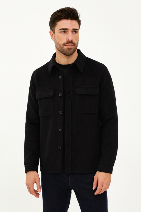 Asos Design Men's Black Coat ANF2125