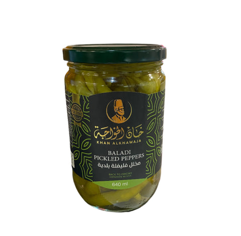 Khan Al Khawaja Baladi Pickled Peppers 640ml | Khan Al Khawaja In Lebanon