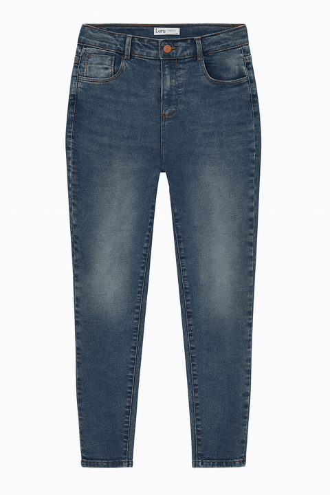 Sinsay Girl's Dark Blue High Waist Skinny Padded Jeans | Sinsay In Lebanon