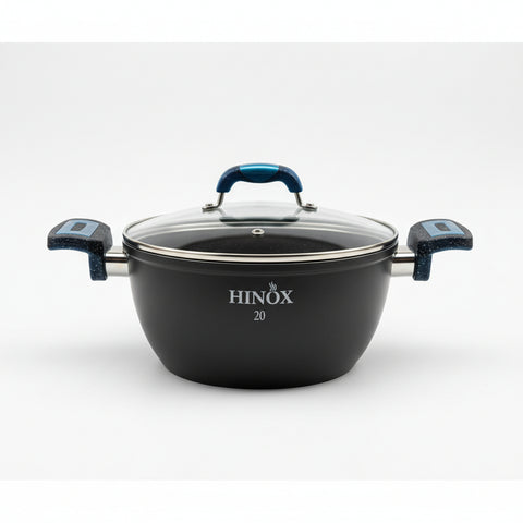 Hinox  Black Granite Non-stick Cooking Pot 20cm | Hinox In Lebanon