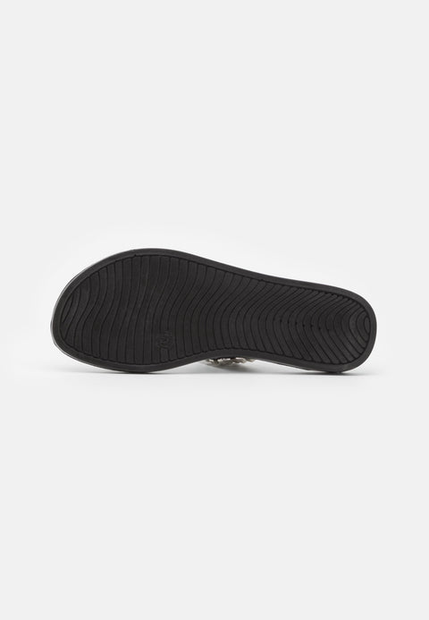 Steve Madden Women's Black & Silver Razor Slipper | Steve Madden In Lebanon