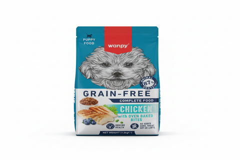 Wanpy Grain Free Dry Food For Puppy Chicken 1.5kg | Wanby Lebanon