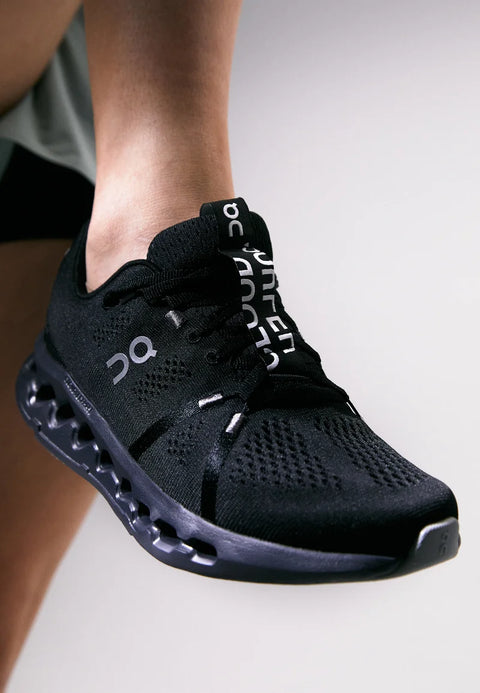 On Cloud Men's Black Cloudsurfer Low Top Sneakers | On Cloud In Lebanon