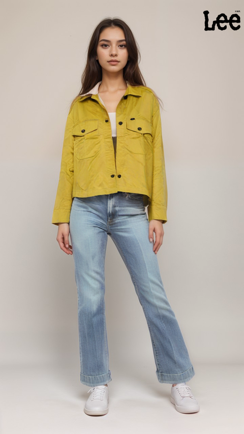 Lee Women's Yellow Buttoned Jacket | Lee in Lebanon