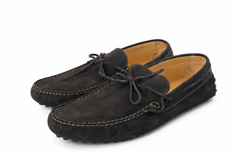 ACBC Men's Dark Brown Driver Suede Casual Shoes | ACBC In Lebanon