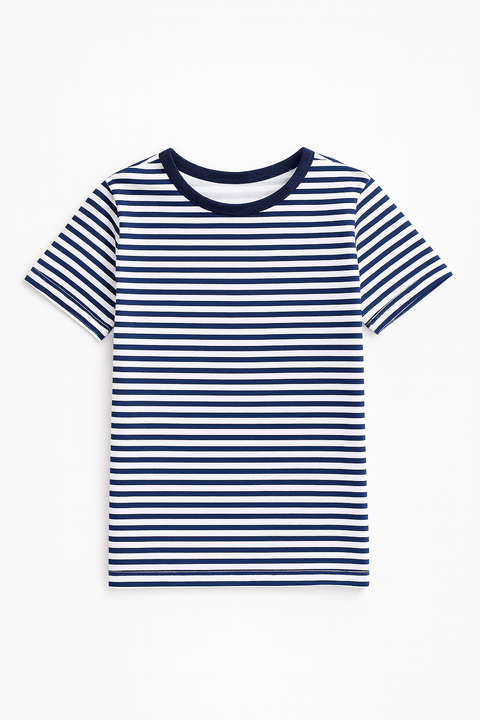 Epic Thread Girl's Navy Striped T-Shirt | Epic Thread  In Lebanon