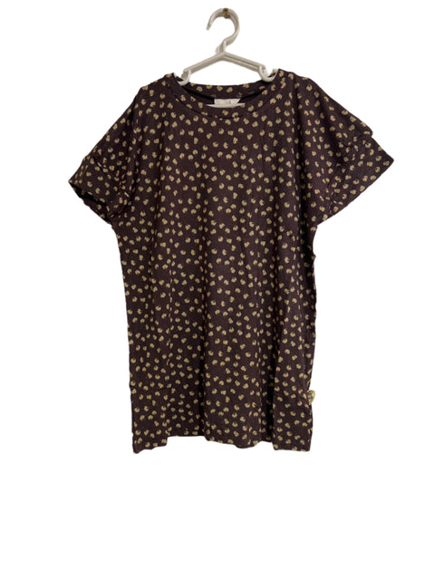 POMPdeLUX Girl's Dark Purple Long-Sleeve Blouse |POMPdeLUX in Lebanon