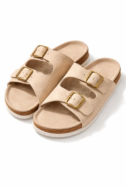 Maibulun Women's Light Grey Suede Slipper | Maibulun In Lebanon