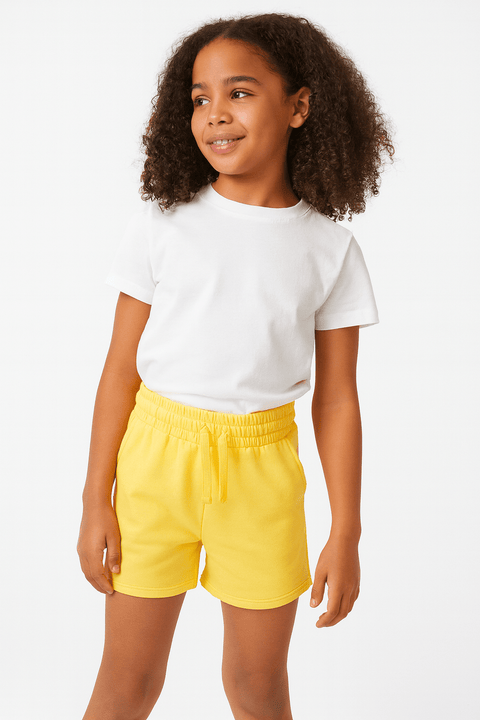 Sinsay Girl's Yellow Cotton Short | Sinsay In Lebanon