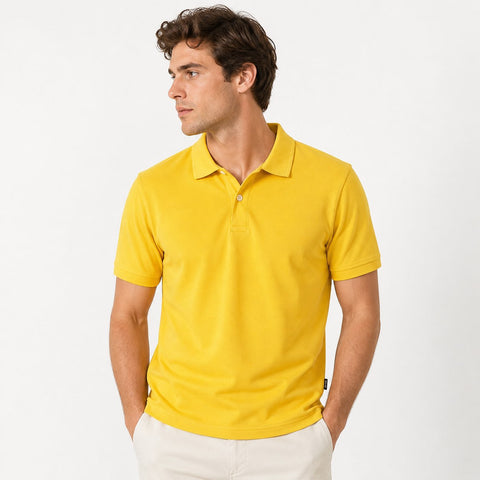 Only & Sons Men's Classic Yellow Polo Shirt | Only & Sons in Lebanon