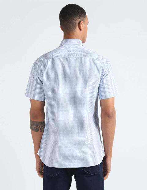 Tommy Hilfiger Men's Blue & White 1985 Oxford Gingham Shirt | Tommy Hilfiger In Lebanon