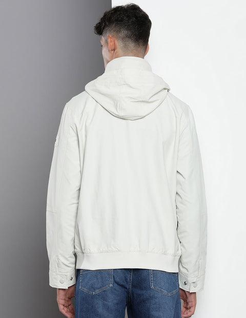 Tommy Hilfiger Men's Beige Water Resistant Bomber Jacket | Tommy Hilfiger In Lebanon