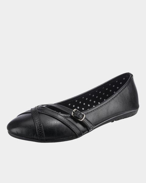 LYNFIELD Women's Black Metallic Comfort Classic Ballerinas 22105531 SE439 shoes26