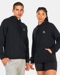 Converse Unisex Black  EMBROIDERED STAR CHEVRON PULLOVER Hoodies 10020872-A01 FE506