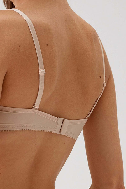 Pierre Cardin Women's Beige Underwear Push Up Filled Micro Bra 6005shr