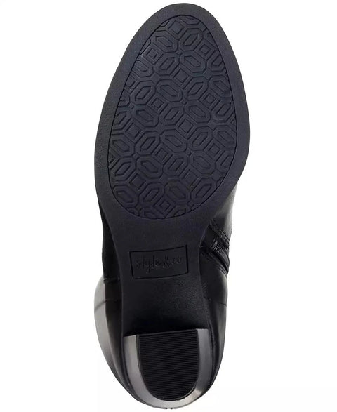 Style & Co Women's Black Addyy Knee High Wide Calf Dress Boots |Style & Co In Lebanon