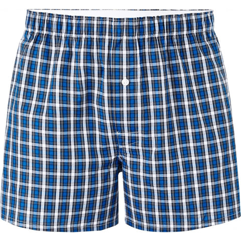 Celio Men’s Blue Jiwocar Checked Woven Boxer | Celio in Lebanon