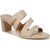 Naturalizer Women's Nude Beaming Block Heel Slide Sandal