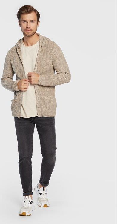 Redefined Rebel Men's Beige Cabe Knit Cardigan | Redefined Rebel In Lebanon