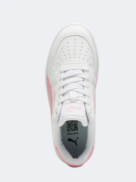 Puma Girl's White & Pink Caven 2 Lifestyle Sneaker | Puma In Lebanon